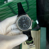 ROLEX  AUTOMATIC  LEATHER STRAP SAPPHIRE GLASS  WATER RESISTANT