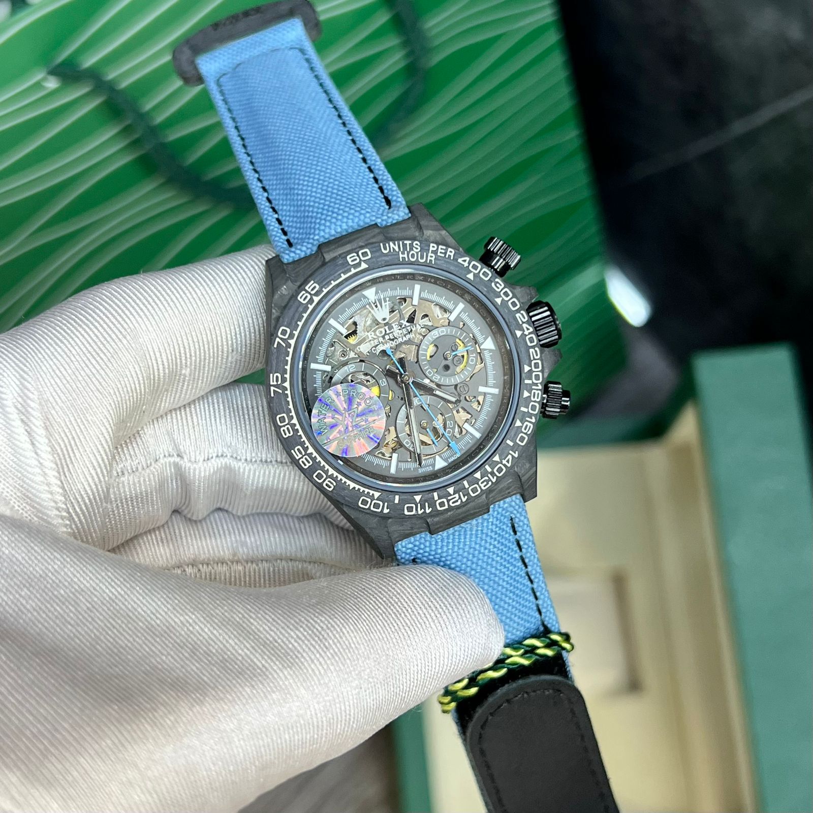 ROLEX YZ AUTOMATIC  CARBON  SAPPHIRE GLASS  WATER RESISTANT