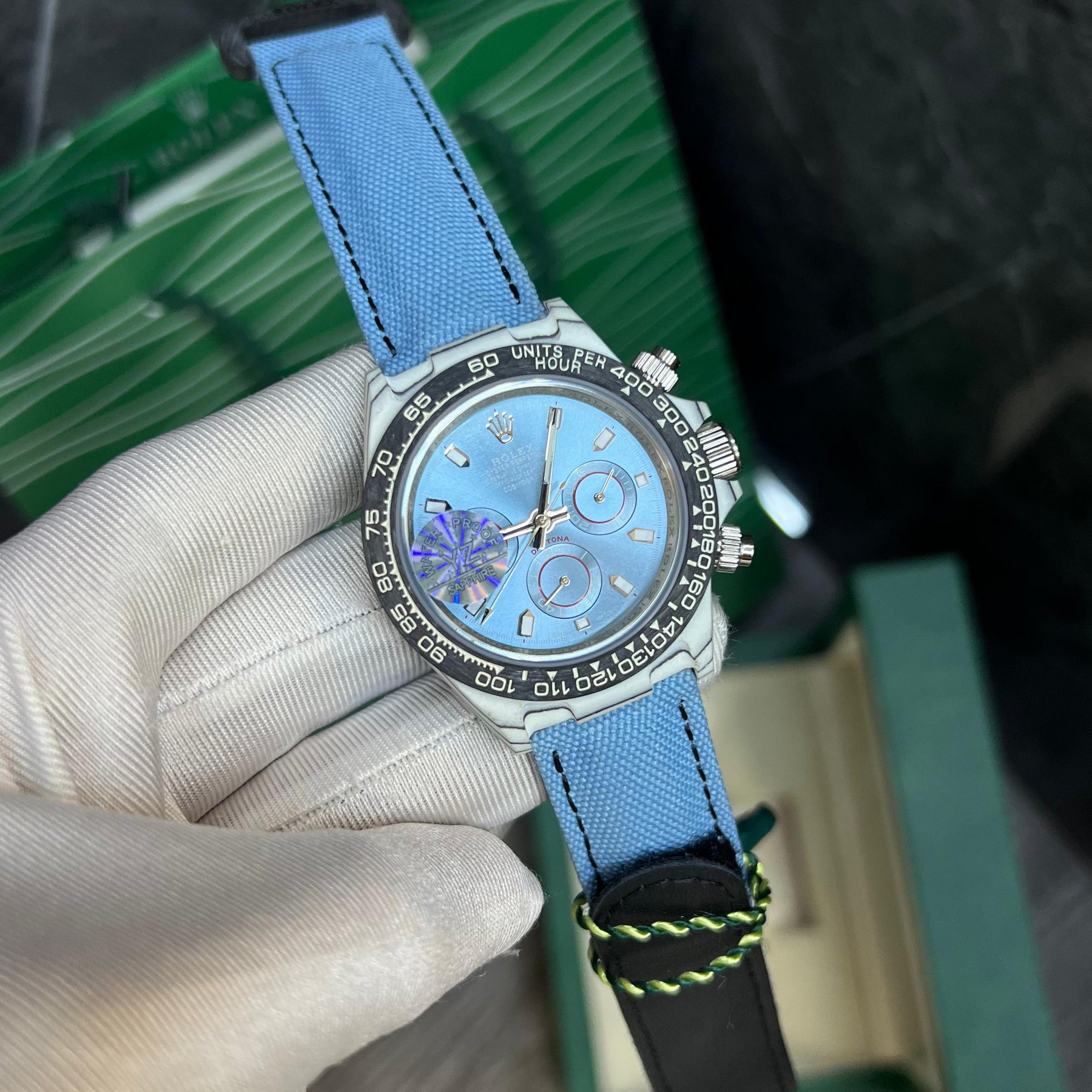 ROLEX YZ AUTOMATIC  CARBON  SAPPHIRE GLASS  WATER RESISTANT